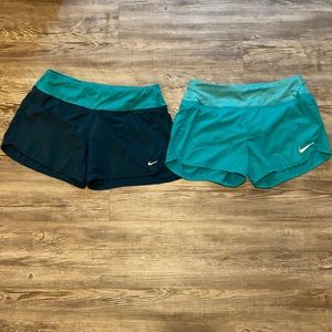 Nike Women's Athletic Shorts - Teal